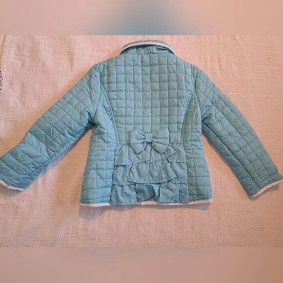 Urban Republic girls size 4T blue & white quilted light weight jacket, EUC - Picture 3 of 5